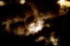USA, Nevada, Winnemucca. Annular Solar Eclipse, Fully Covered Art Print